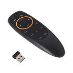 G10S Pro Air Mouse Remote with Voice Control | 2.4GHz Wireless Remote with Built-In Mic & 6-Axis Gyroscope | USB Plug & Play Remote for Smart TV, Android TV Box, PC & Projector