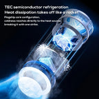 Semiconductor Phone Cooler Magnetic Phone Back-Clip 2in1 Phone Fast Cooler PUBG Game Freeze Radiator for Gaming & Live Streaming