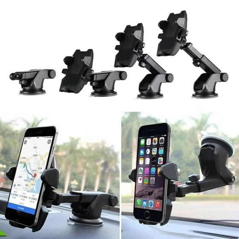 Universal In-Car Phone Holder with Suction Mount