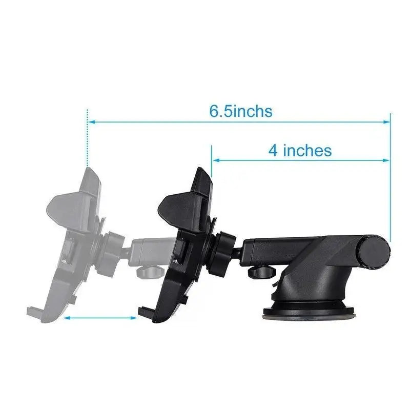 Universal In-Car Phone Holder with Suction Mount
