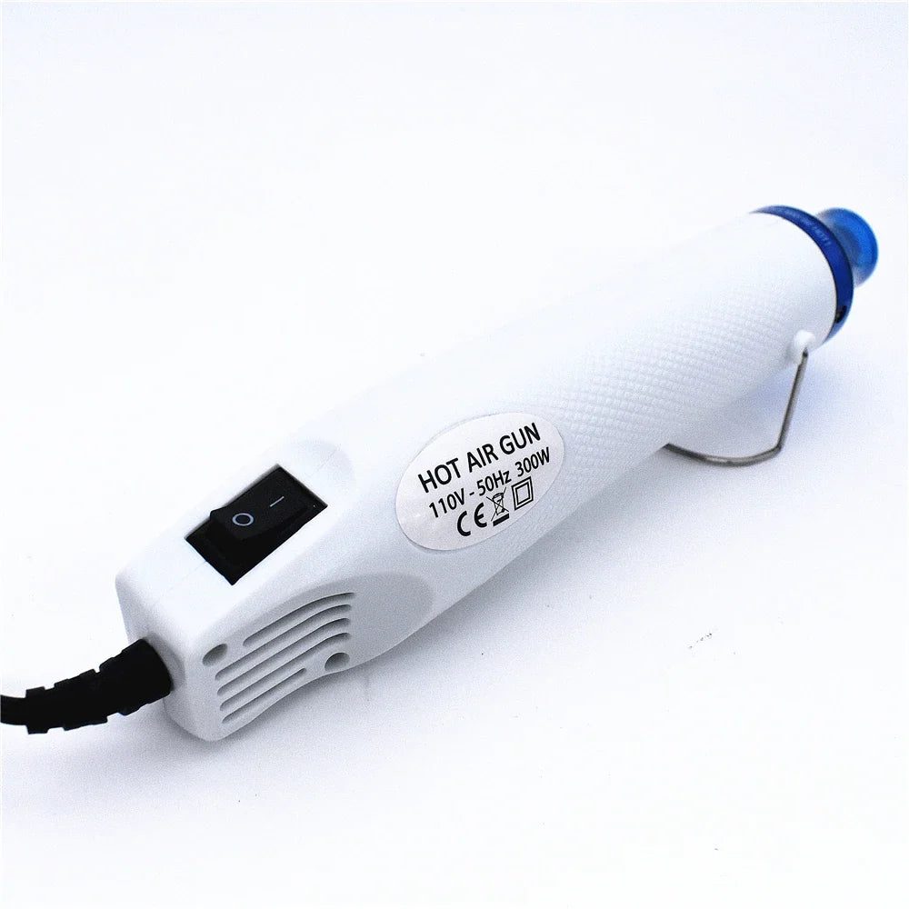 Heat Gun Hot Air Temperature Hand Held DIY Electric Plastic Blower Shrink Power Tools with Supporting Seat for Thermal Shrinkage