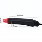 Heat Gun Hot Air Temperature Hand Held DIY Electric Plastic Blower Shrink Power Tools with Supporting Seat for Thermal Shrinkage