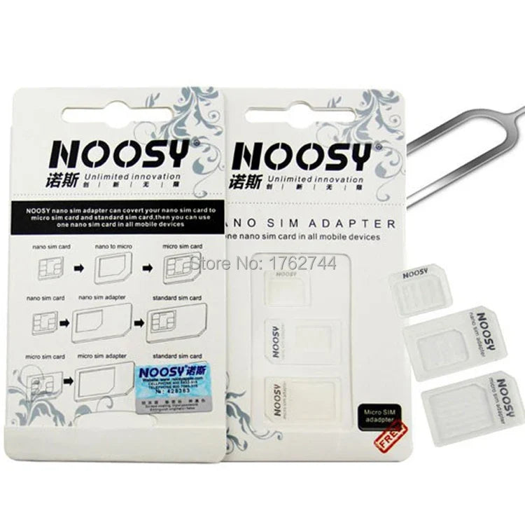 Ascromy Nano Sim Card Adapters Standard Micro Sim Card Tools Adaptateur Adaptador For Iphone X 7 8 SE 4 4S 5s 6 6 plus Samsung