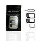 Ascromy Nano Sim Card Adapters Standard Micro Sim Card Tools Adaptateur Adaptador For Iphone X 7 8 SE 4 4S 5s 6 6 plus Samsung