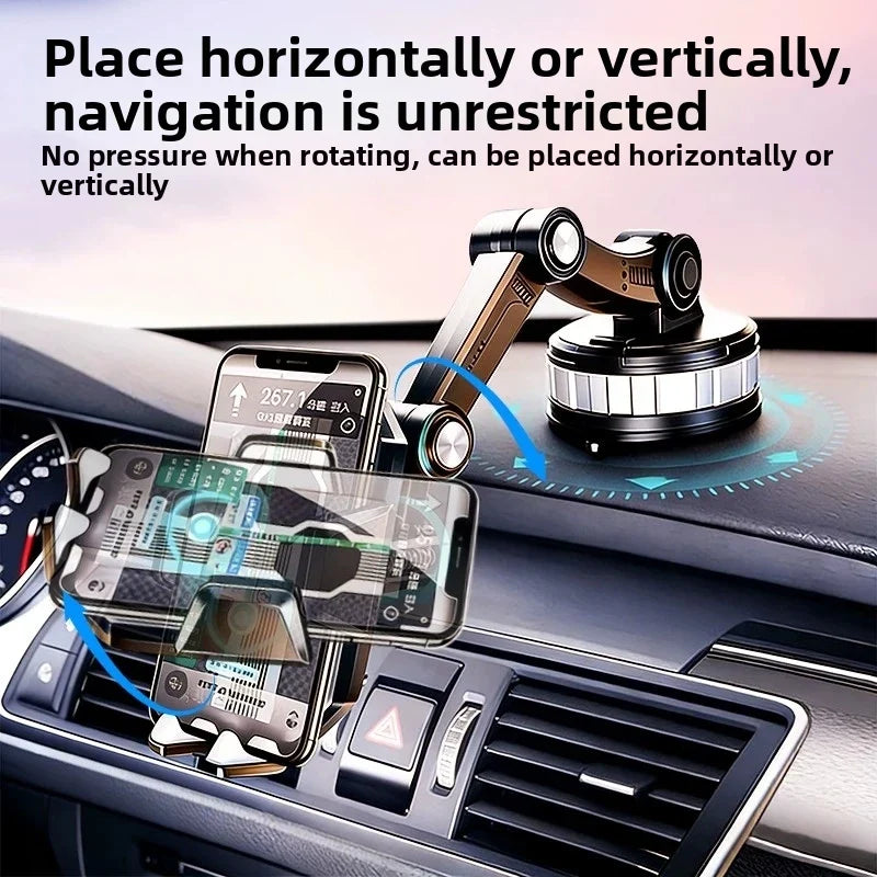 Car Mobile Phone Holder Dashboard Windshield Navigation Large Suction Cup Shockproof Car Truck New Suction Cup Style