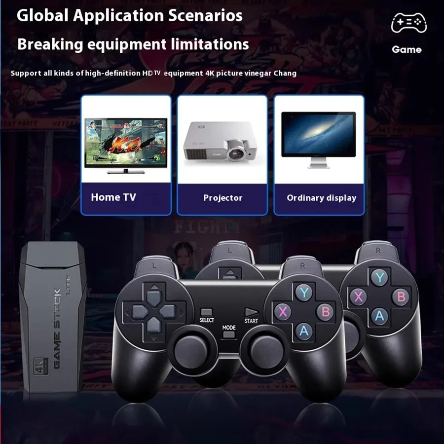 M8 4K Wireless Retro Game Stick – 20,000+ Games
