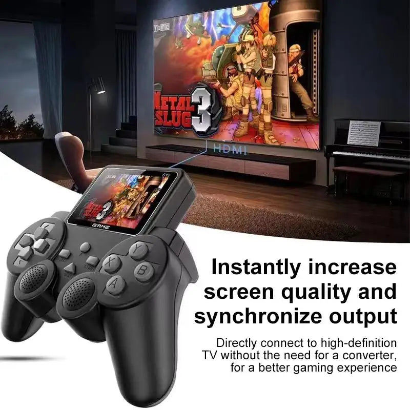 Mini Retro Handheld Game Player 2.4-inch Screen Built-in 520 Games Portable S10 Console for Outdoor Camping Entertainment