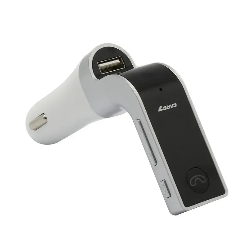 Car Bluetooth FM Transmitter Handsfree Bluetooth Receiver Car Kit Auto Cigarette Lighter USB MP3 Music Player for IPhone IPad
