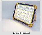 15000LM USB Rechargeable LED Solar Flood Light 2000Watt with Magnet Strong Light Portable Camping Tent Lamp Work Repair Lighting