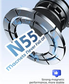 Magnetic Car Phone Mount with 360° Vacuum Suction Cup