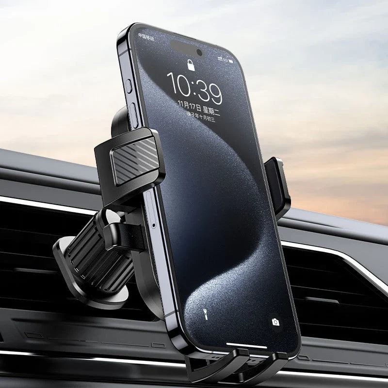 Flexible Air Vent Car Phone Holder with Auto Lock