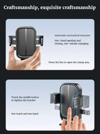 Flexible Air Vent Car Phone Holder with Auto Lock