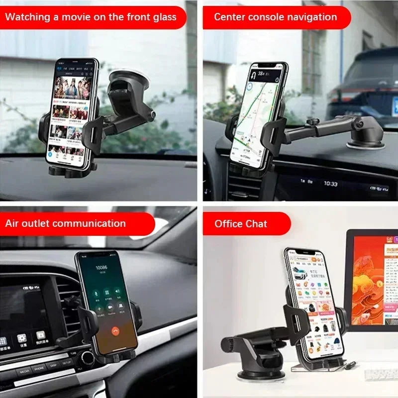 Sucker Car Mobile Phone Holder Mount Dashboard Suction Cup Support in Car Bracket Navigation Universal Stand for iPhone Samsung