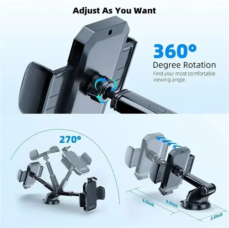 Sucker Car Mobile Phone Holder Mount Dashboard Suction Cup Support in Car Bracket Navigation Universal Stand for iPhone Samsung