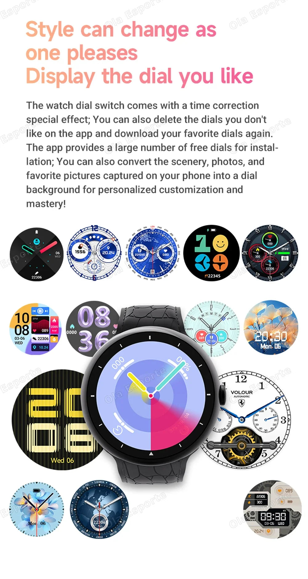 New Fashion Smart Watch 2025 Bluetooth Call Man Woman Heart Rate Health Monitoring Sports Waterproof Smartwatch for Android IOS