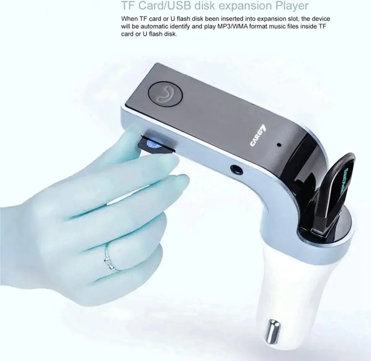 Car Bluetooth FM Transmitter Handsfree Bluetooth Receiver Car Kit Auto Cigarette Lighter USB MP3 Music Player for IPhone IPad