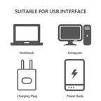 Portable USB 5V LED Reading Lamp Mini Book Light Foldable Camping Night Lights Table Lamps for Power Bank Notebook Laptop