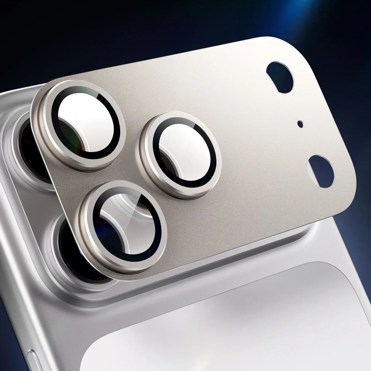 Official Color For iPhone 17 Pro Max 17 Air Metal Camera Tempered Glass Lens Protector 17 Pro Phone Accessories Ring Cap