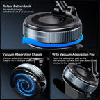 Magnetic Car Phone Mount with 360° Vacuum Suction Cup