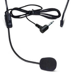 Portable Wired Microphone Head-mounted 3.5mm Plug Headset Microphone Interview Speech Teaching Stage Speaker Speech Headset Mic