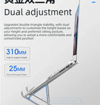 For Macbook Laptop Stand Folding Adjustable Aluminum Computer Pc Tablet Stand Notebook Tablelaptop Holder Heat Dissipation