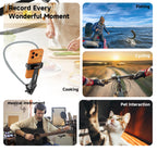 NeePho NP-G2 Soft Silicone Neck Mount Bracket, POV First-Person Perspective Phone & Action Camera Holder