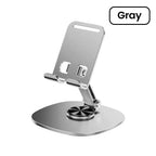 Foldable Mobile Phone Stand 360 Rotation Desktop Holder For iPad iPhone 15 14 13 Pro Samsung Tablet Cell Phone Portable Bracket