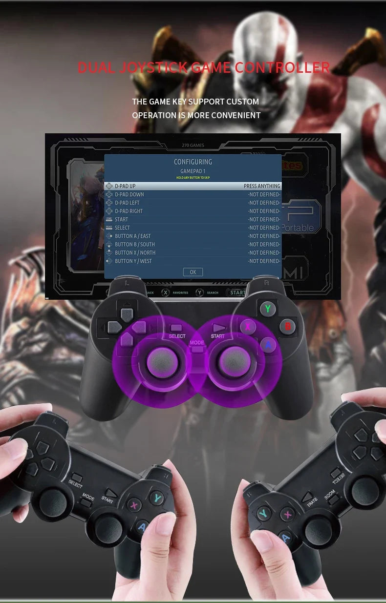 G11 Pro 4K Retro Game Stick Console – 40,000+ Games