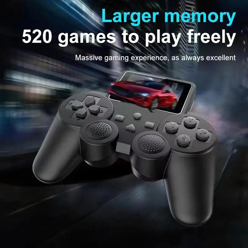 Mini Retro Handheld Game Player 2.4-inch Screen Built-in 520 Games Portable S10 Console for Outdoor Camping Entertainment