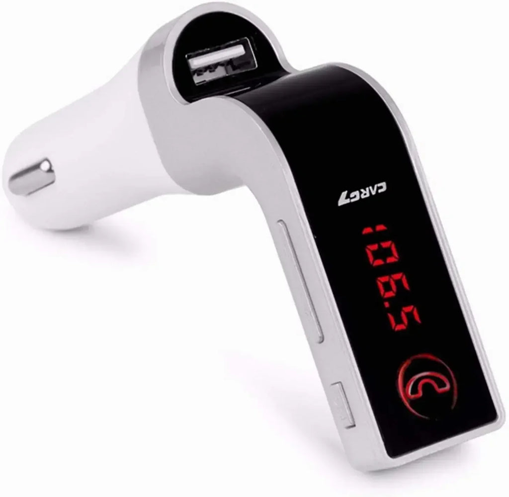Car Bluetooth FM Transmitter Handsfree Bluetooth Receiver Car Kit Auto Cigarette Lighter USB MP3 Music Player for IPhone IPad