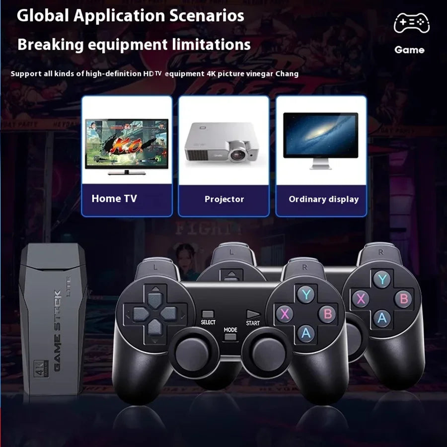 M8 4K Wireless Retro Game Stick – 20,000+ Games