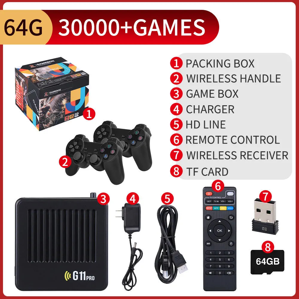 G11 Pro 4K Retro Game Stick Console – 40,000+ Games