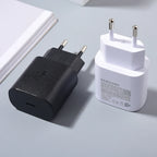 Original Samsung 25w Charger Type C Super Fast Charge Adapter For Galaxy S25 S24 Ultra S23 S22 Plus S21 S20 FE Note 10 20 Ultra