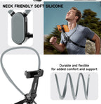 NeePho NP-G2 Soft Silicone Neck Mount Bracket, POV First-Person Perspective Phone & Action Camera Holder