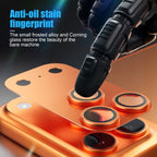 Official Color For iPhone 17 Pro Max 17 Air Metal Camera Tempered Glass Lens Protector 17 Pro Phone Accessories Ring Cap