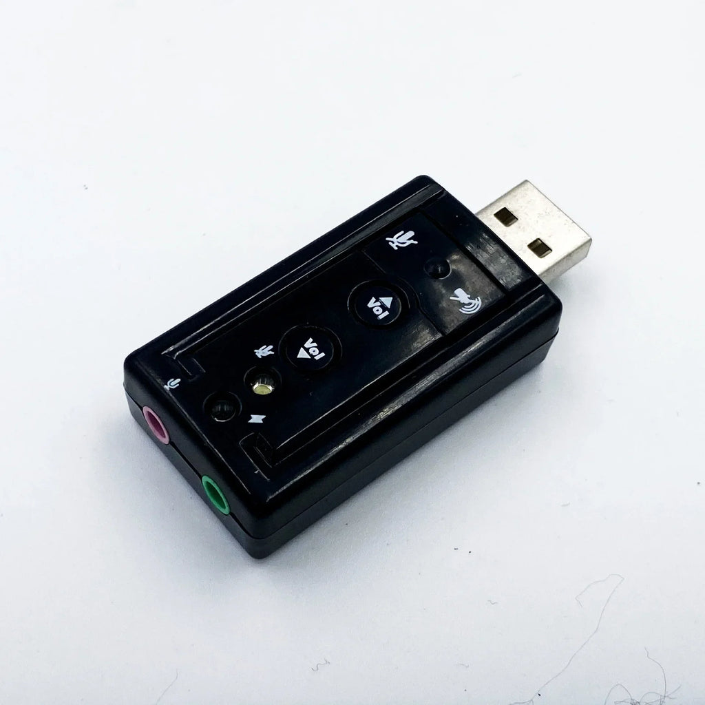 Analog 7.1 Channel Dynamic Sound External USB Sound Card Microphone Input Home USB Sound Card