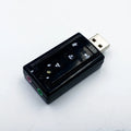 Analog 7.1 Channel Dynamic Sound External USB Sound Card Microphone Input Home USB Sound Card