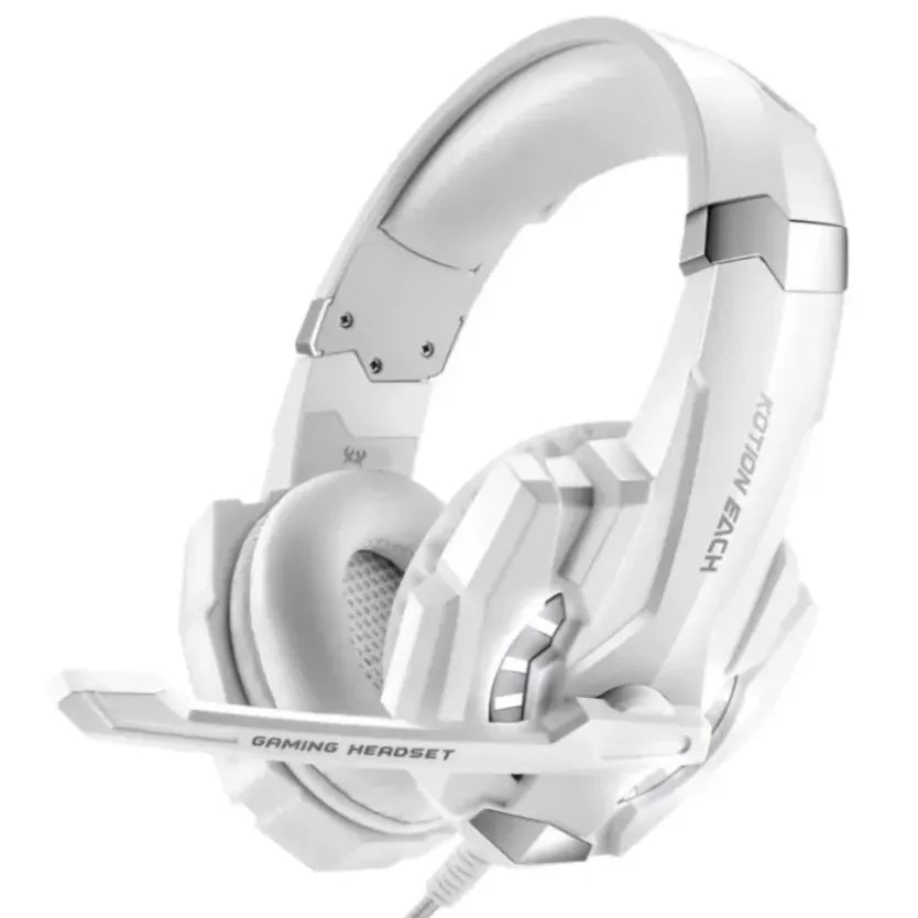 Gaming Headset With Microphone For PS5 PS4 Xbox PC 3D Surround Sound RGB Wired Headphones Noise Cancelling Memory Foam Earcup