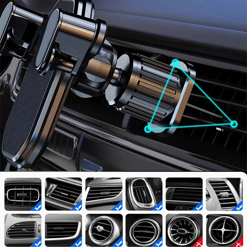 Gravity Auto-Clamp Car Air Vent Phone Holder