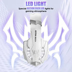 Gaming Headset With Microphone For PS5 PS4 Xbox PC 3D Surround Sound RGB Wired Headphones Noise Cancelling Memory Foam Earcup