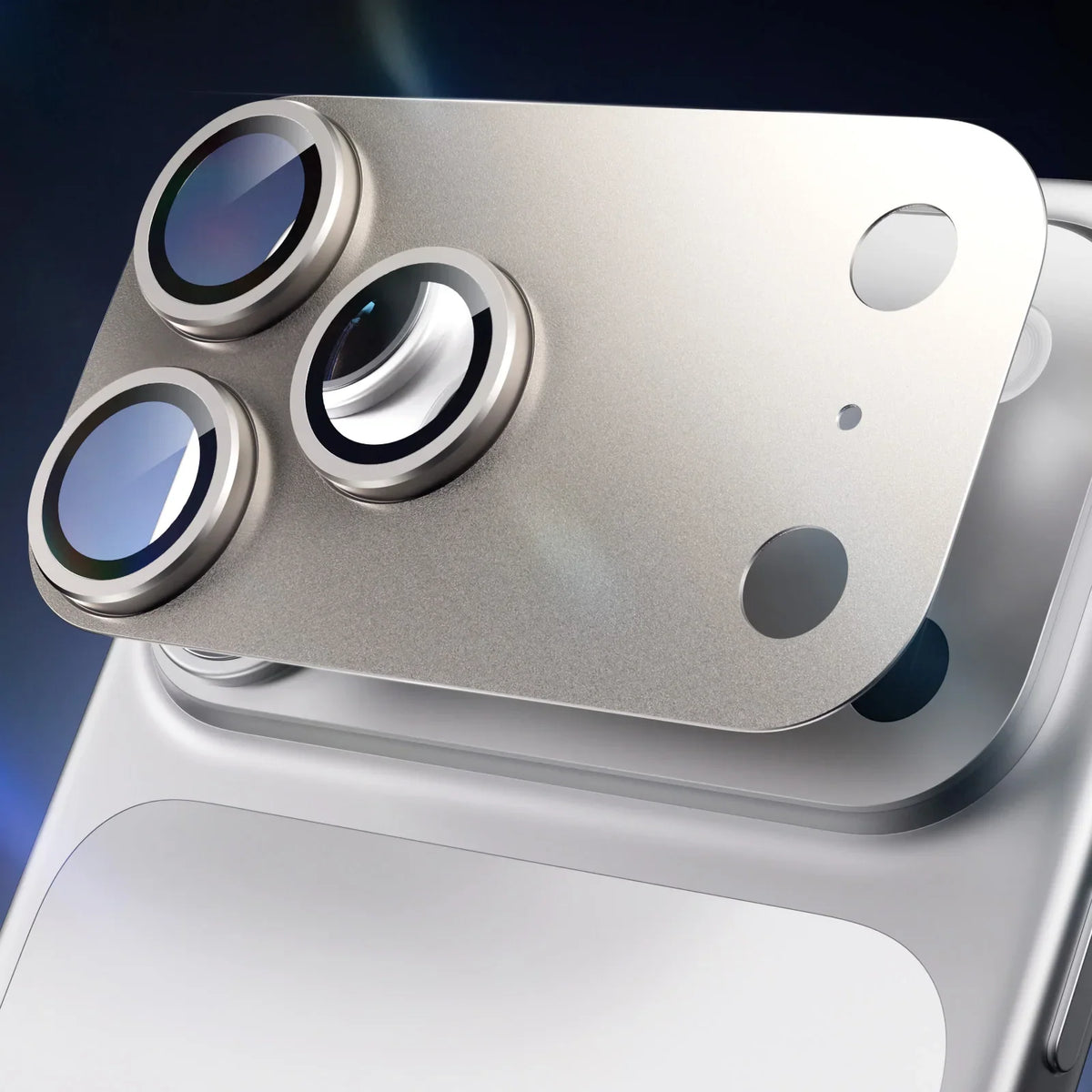 Official Color For iPhone 17 Pro Max 17 Air Metal Camera Tempered Glass Lens Protector 17 Pro Phone Accessories Ring Cap