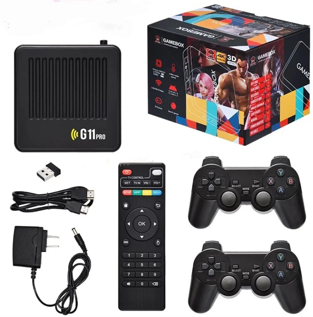 G11 Pro 4K Retro Game Stick Console – 40,000+ Games