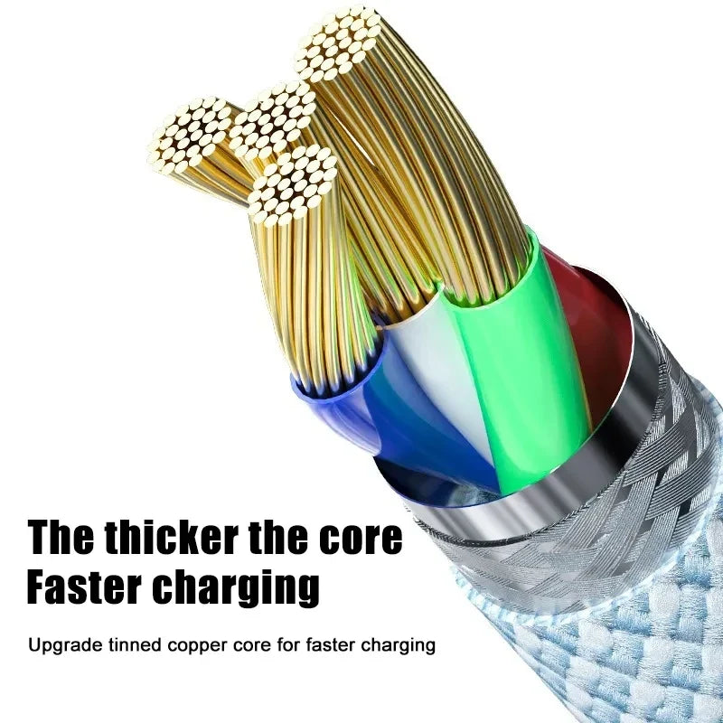 60W PD Fast-Charging USB-C Cable for iPhone 16/15, Samsung & More