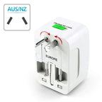 Universal Travel Adapter with Dual USB-C Fast Charging