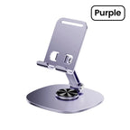 Foldable Mobile Phone Stand 360 Rotation Desktop Holder For iPad iPhone 15 14 13 Pro Samsung Tablet Cell Phone Portable Bracket