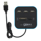 7-in-1 USB-C Hub with Card Reader for Laptop & PC