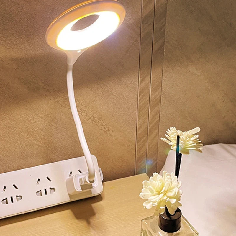 Intelligent Voice Controlled Night Light Portable LED Book Light USB Flexo Led Desk Lamp Intelligent Voice Reading Lamp USB Link