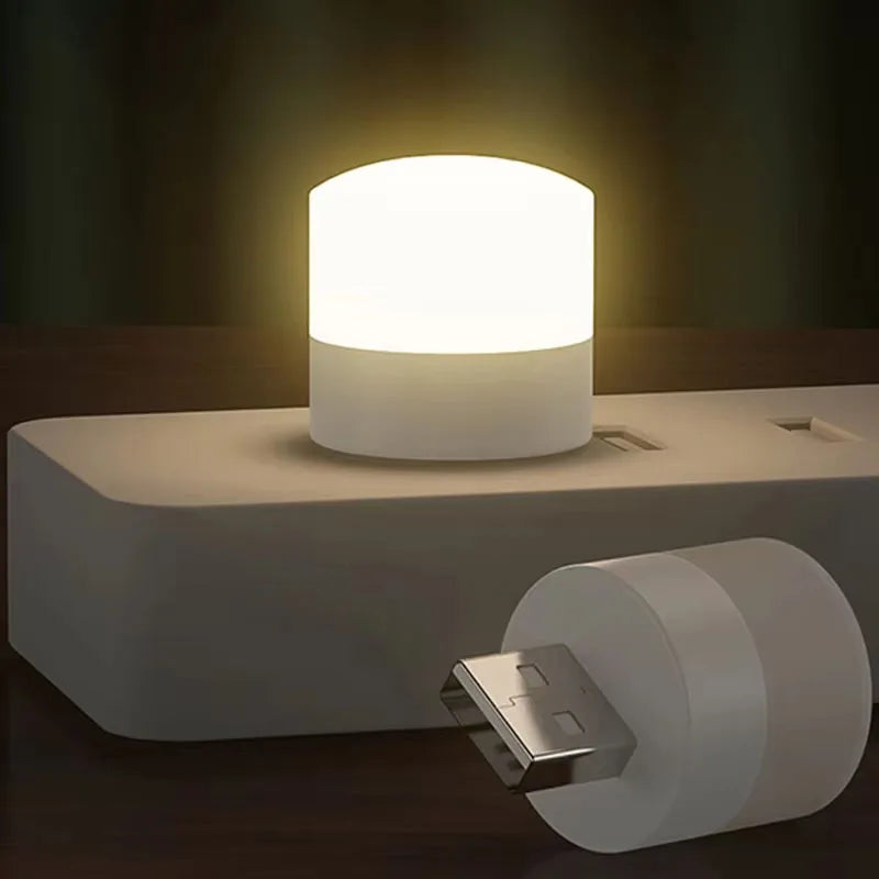 Portable USB 5V LED Reading Lamp Mini Book Light Foldable Camping Night Lights Table Lamps for Power Bank Notebook Laptop