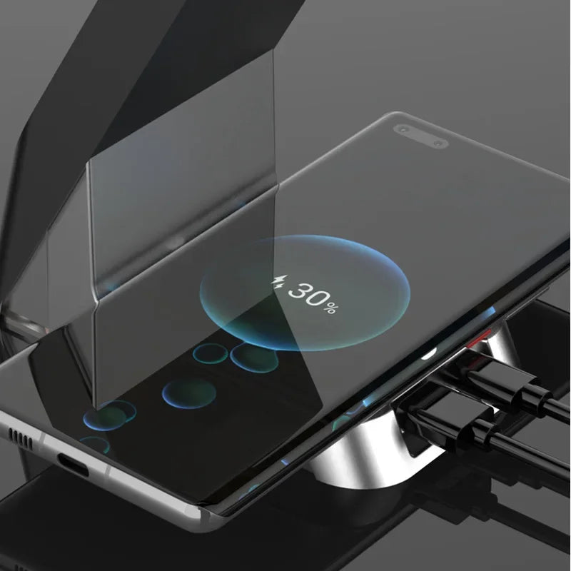 Six-In-One Multi-Function Wireless Charger Bluetooth Earphones Immediate Charging And Placing Clock Alarm Function