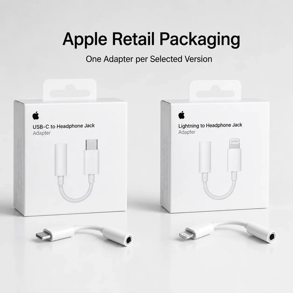Official Apple USB-C Type-C Lightning to 3.5mm Headphone Jack Adapter & Wired EarPods Earphones with Remote Mic for iPhone iPad